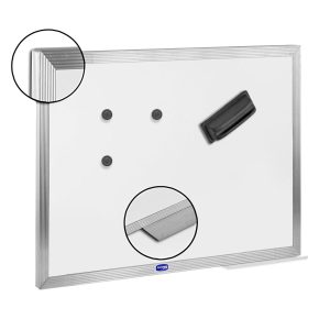 Quadro branco magnético moldura alumínio – POPULAR STEEL