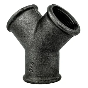 Y - Vias - ferro fundido preto