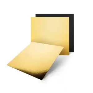 Base Bolo Dourado / Preto 35×24 cm