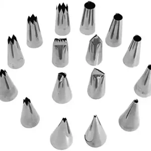 Bicos Para Bolos Sortidos Inox 1.7x3cm c/16