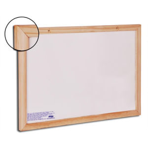 Quadro branco com moldura de madeira – STANDART