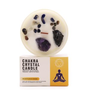 Vela Cristal Perfumada – Chakra Plexo Solar