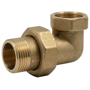 União cotovelo M/F latão
